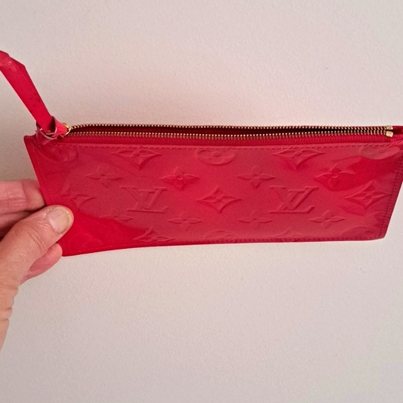 Louis Vuitton Fe'Licie Pochette Zip Pouch Insert in Monogram Vernis Leather - Picture 2 of 8